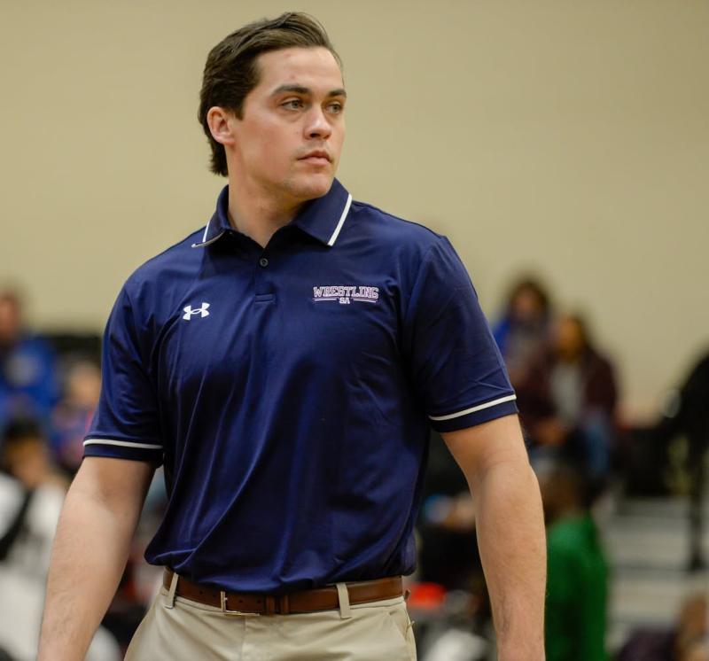 Coach Cory Lawson at Sussex Academy.